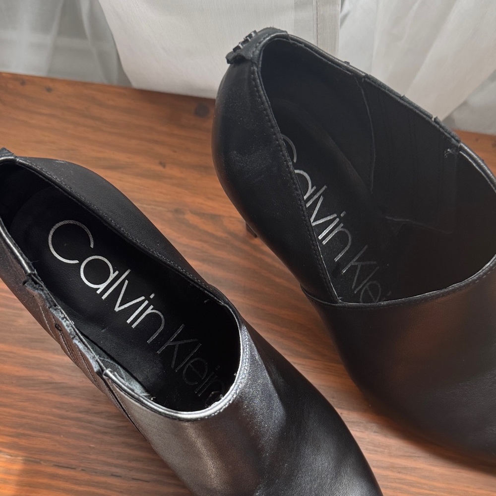 Calvin Klein Black Stiletto Heels - Picture 2 of 6